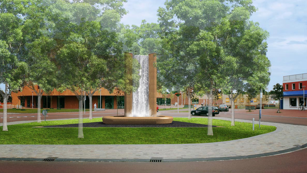 College geeft groen licht voor bouw fontein Oldambtplein in Winschoten. Bouw Waterspuwers aan De Venne inmiddels gestart