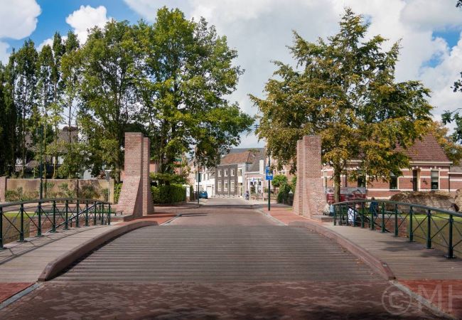 Bruggen over de vestinggracht in Groenlo