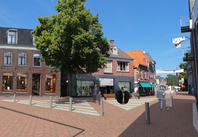 Marktplein en omgeving Groenlo; 1e prijs in een besloten ontwerpprijsvraag