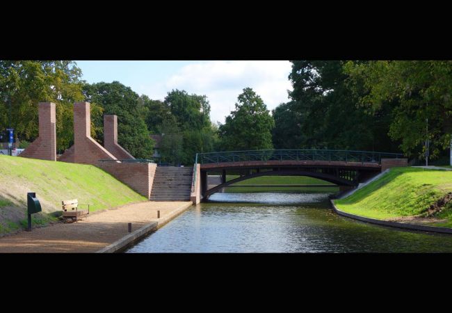 Bruggen over de vestinggracht in Groenlo