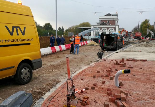 Aanleg stationsplein Winschoten vordert gestaag