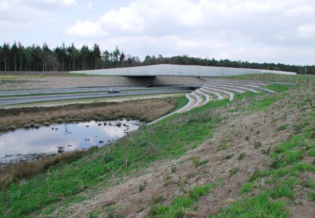 Ecoduct De Borkeld over de A1 nabij Rijssen
